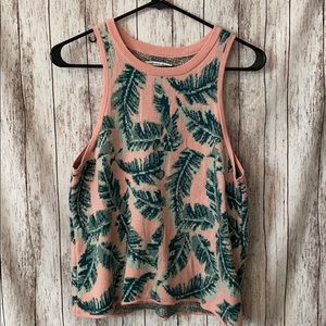 Knit Palm Lead Tank - American Eagle